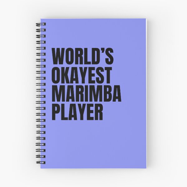 Item preview, World's Okayest Marimba Player - Black designed and sold by Cutsandsparks.