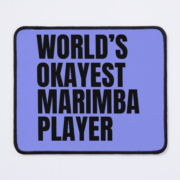 Item preview, World's Okayest Marimba Player - Black designed and sold by Cutsandsparks.