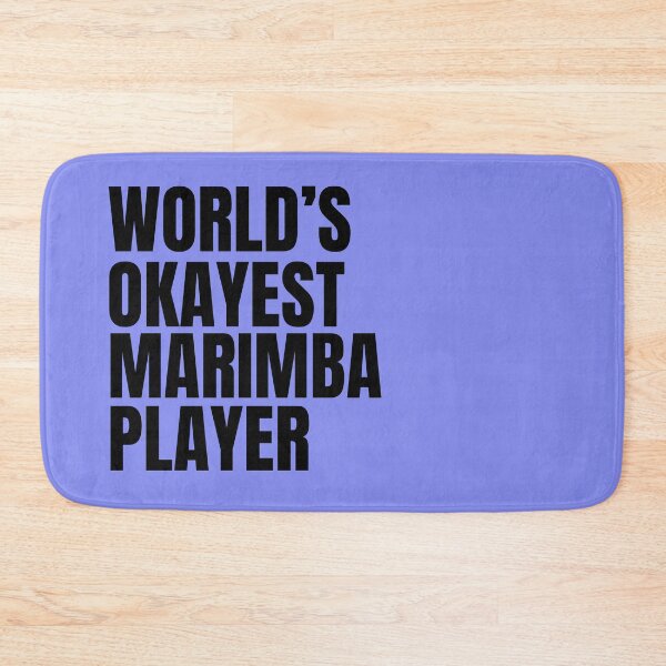 Item preview, World's Okayest Marimba Player - Black designed and sold by Cutsandsparks.