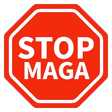 Artwork thumbnail, Stop MAGA by Rachel the Artist