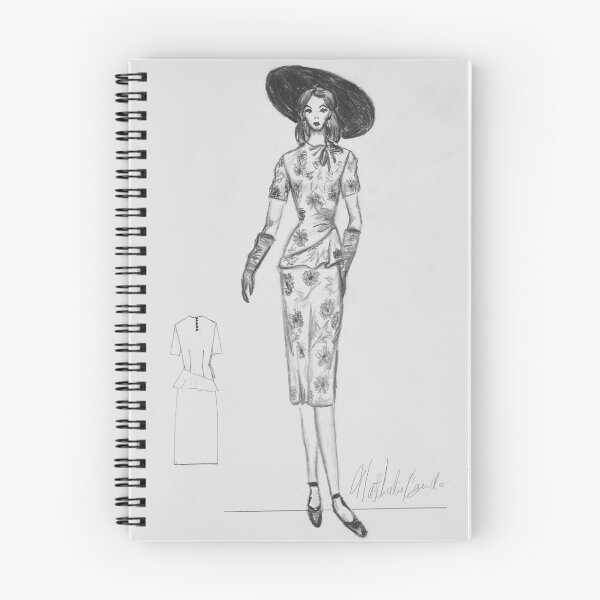 Item preview, Vintage fashion lady with elegant hat! designed and sold by natholegdesigns.