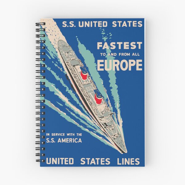 Item preview, SS United States Vintage Liner designed and sold by Speedbirddesign.