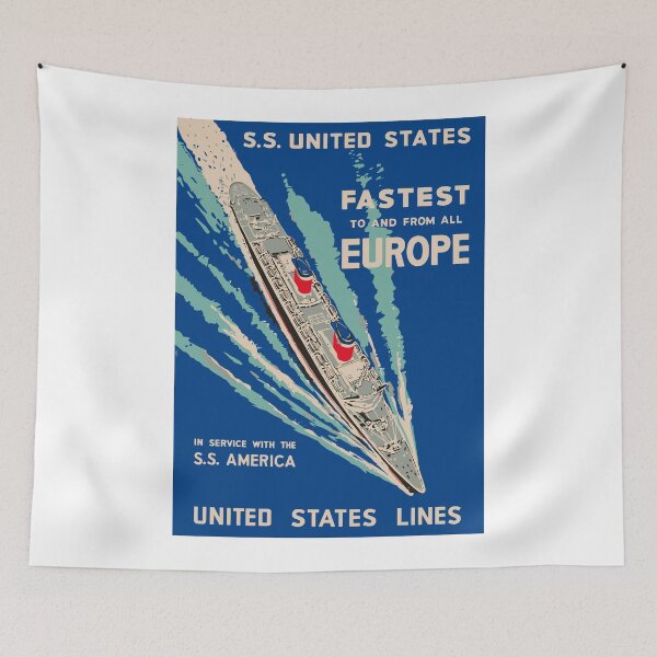 Item preview, SS United States Vintage Liner designed and sold by Speedbirddesign.