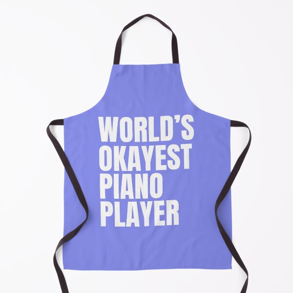 Item preview, World's Okayest Piano Player - White designed and sold by Cutsandsparks.