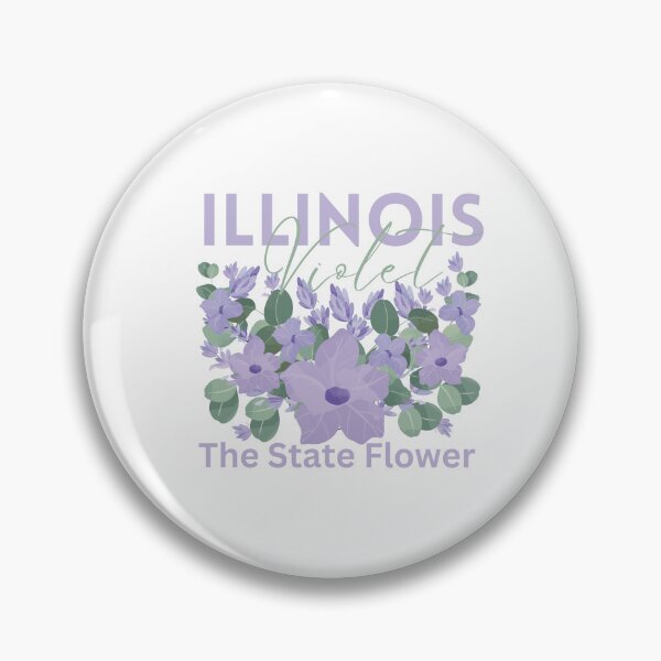 Artikelvorschau, Illinois State Flower Violet Klassisches T-Shirt Aufkleber entworfen und verkauft von ThinkNature!.