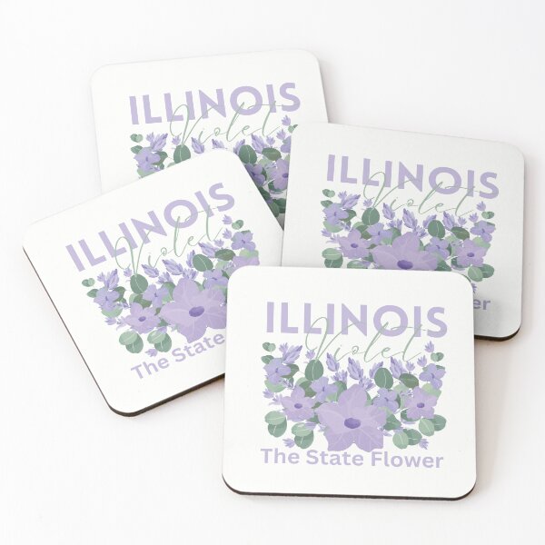 Artikelvorschau, Illinois State Flower Violet Klassisches T-Shirt Aufkleber entworfen und verkauft von ThinkNature!.