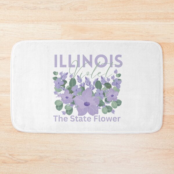 Artikelvorschau, Illinois State Flower Violet Klassisches T-Shirt Aufkleber entworfen und verkauft von ThinkNature!.