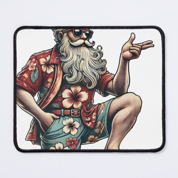 Item preview, Hawaiian Santa - Tropical Christmas Vibes designed and sold by lubushop1.