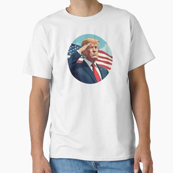 Item preview, Donald Trump 2024 Commander-in-chief Saluting designed and sold by deelitt.