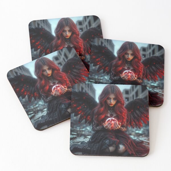 Item preview, Gothic Angel Holding the World designed and sold by ValewithanE.