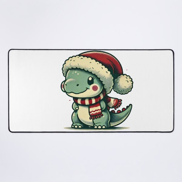 Item preview, Cute Dinosaur with Santa Hat designed and sold by lubushop1.