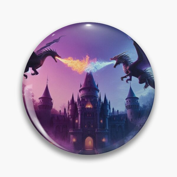 Item preview, Dragon Battle over Drawbridge designed and sold by Jennifer McBride.