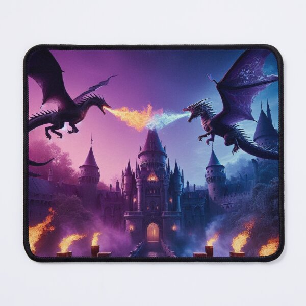 Item preview, Dragon Battle over Drawbridge designed and sold by Jennifer McBride.
