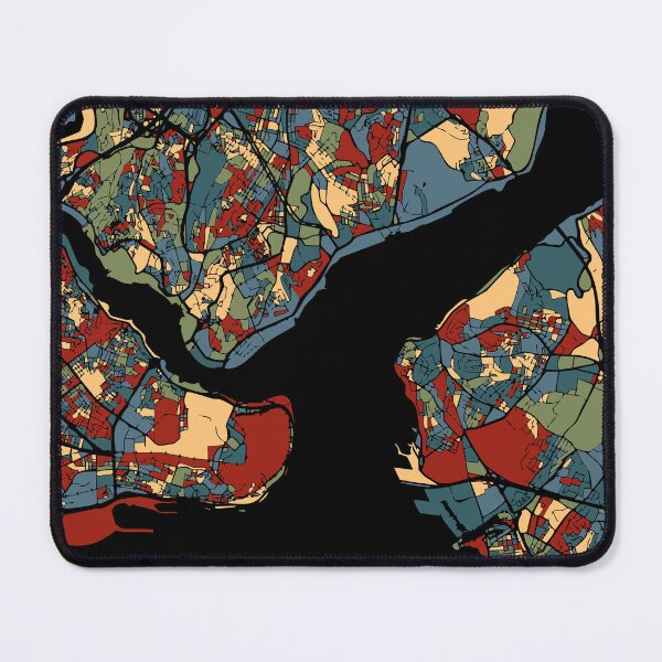 Item preview, Istanbul Earthtone Turkey City Map Art designed and sold by Stadify.