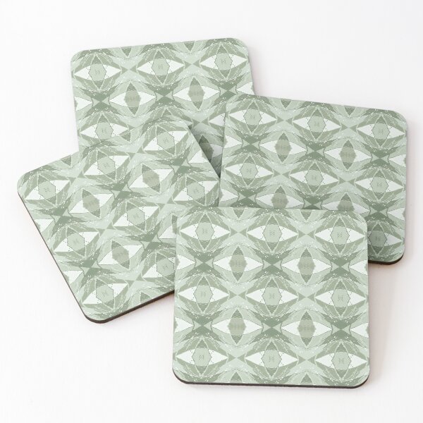 Item preview, Green Sage  Abstract Geometric Diamond Pattern  designed and sold by Sharon Schwalbe.