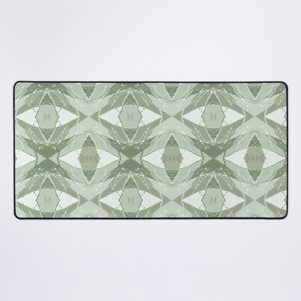 Item preview, Green Sage  Abstract Geometric Diamond Pattern  designed and sold by Sharon Schwalbe.