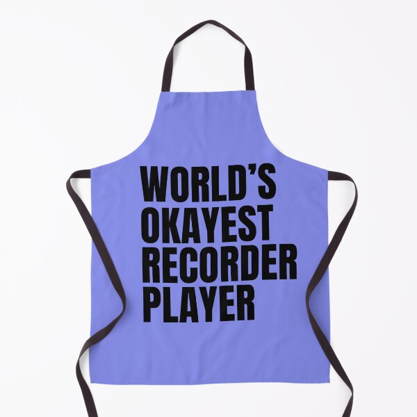 Item preview, World's Okayest Recorder Player - Black designed and sold by Cutsandsparks.