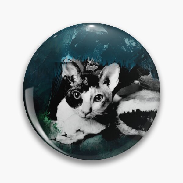 Item preview, BLUE, TEAL, DARK BLUE, DUSTY BLUE AND GREEN CORNISH-REX IN LEAVES AND GRASS designed and sold by Most1234.