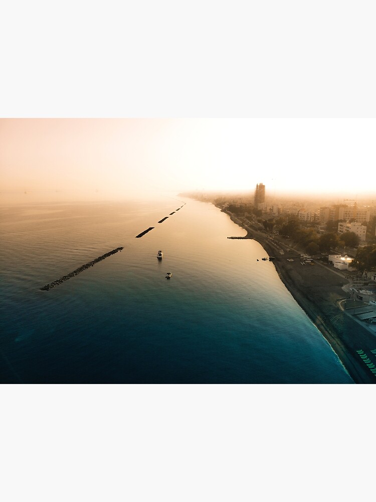 Thumbnail 7 of 7, Framed Art Print, Dust over the city designed and sold by DRONY.
