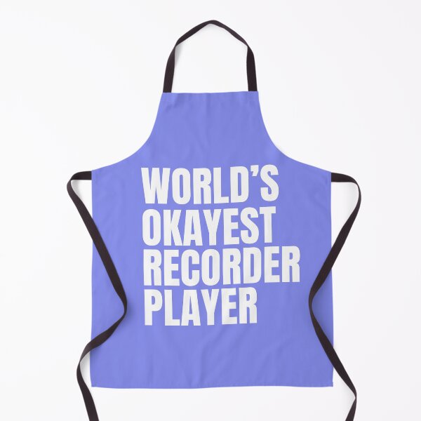 Item preview, World's Okayest Recorder Player - White designed and sold by Cutsandsparks.