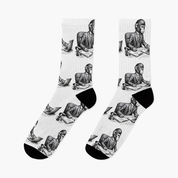 Item preview, Monkey In A Suit Working In The Office designed and sold by DSoriaDesign.
