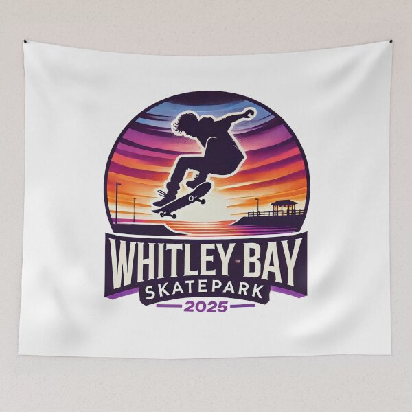 Artikelvorschau, Whitley Bay Skatepark 2025 entworfen und verkauft von MerchByCraig.
