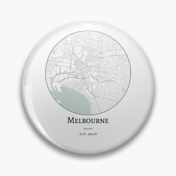 Item preview, Topografía de Melbourne designed and sold by JohnnysHeath.
