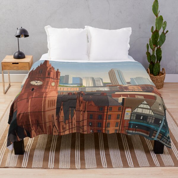 Item preview, Manchester Vintage Travel Poster designed and sold by TravelerRat.