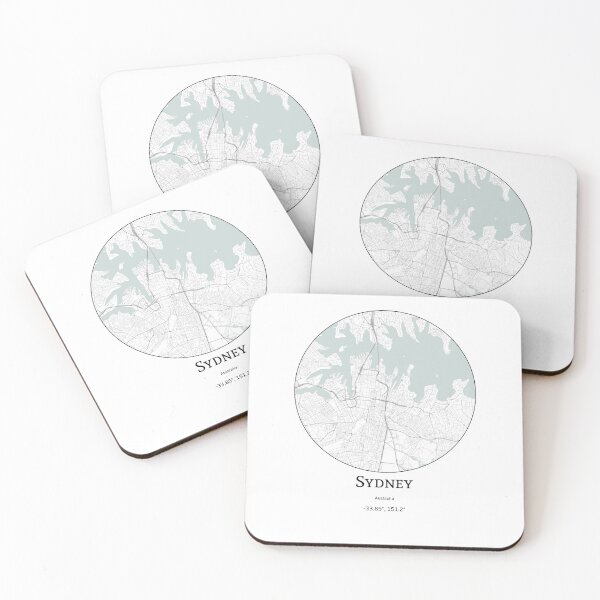 Item preview, Topography of Sydney designed and sold by JohnnysHeath.