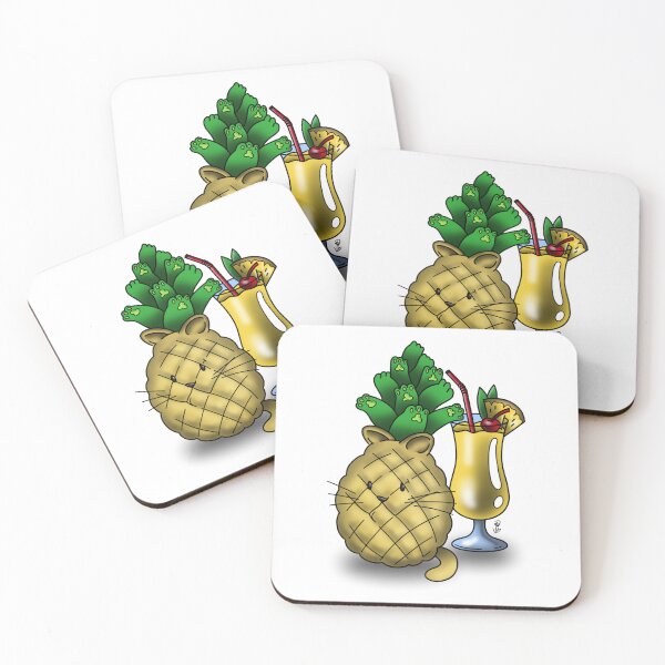 Item preview, Things Made of Cats: Pineapple Daiquiri designed and sold by madeflowersgrow.