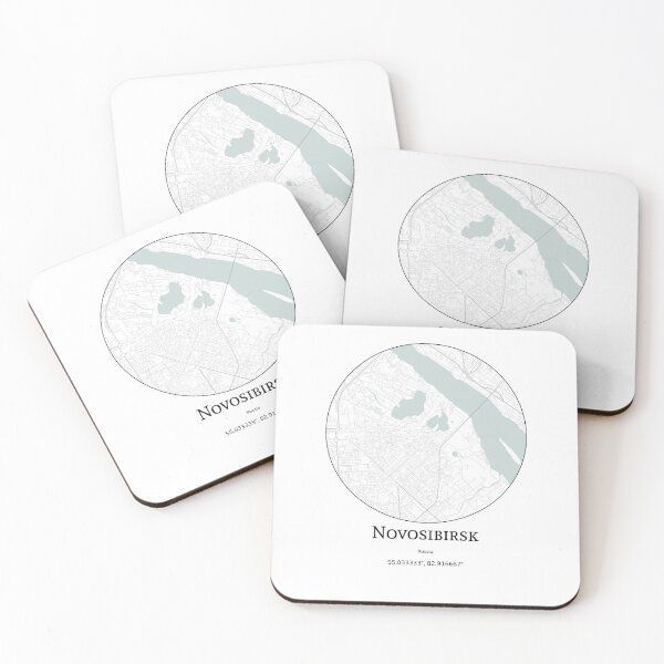 Item preview, Topography of Novosibirsk designed and sold by JohnnysHeath.