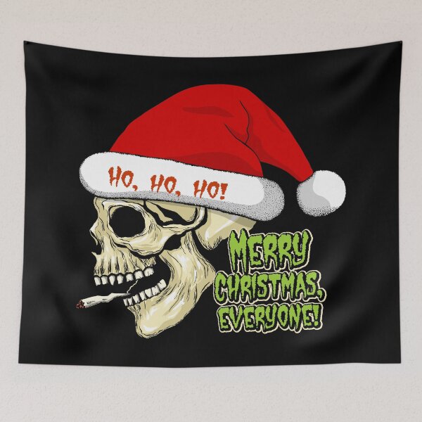 Item preview, Santa Skull // Santa Quote Merry Christmas Everyone designed and sold by MagicEyesOnly.