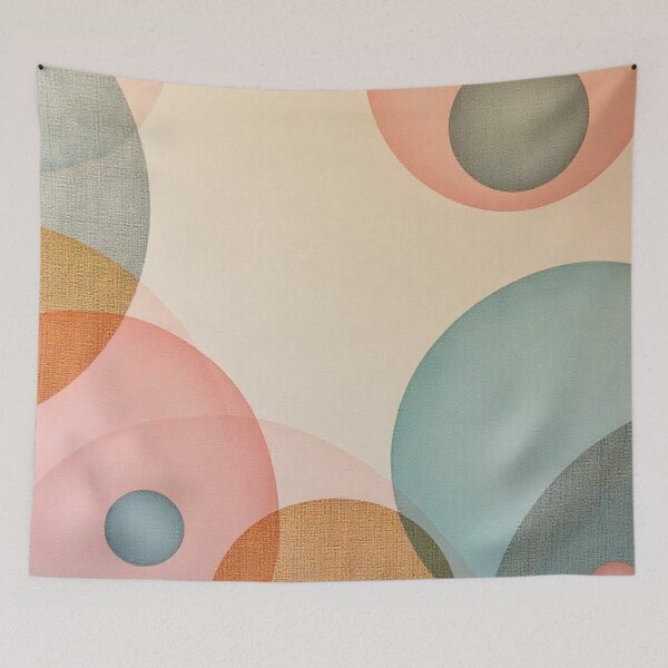 Item preview, Boho abstract wallpaper art designed and sold by mikaws.