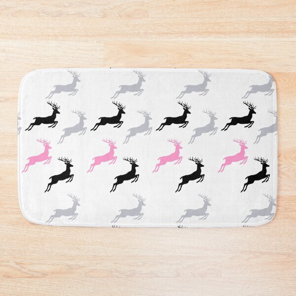 Item preview, Jumping Christmas Deer Silhouettes Design, Unique designed and sold by villacreativa.
