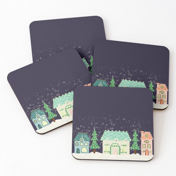 Item preview, Winter Wonderland Village designed and sold by AdriaCaps Art & Design.