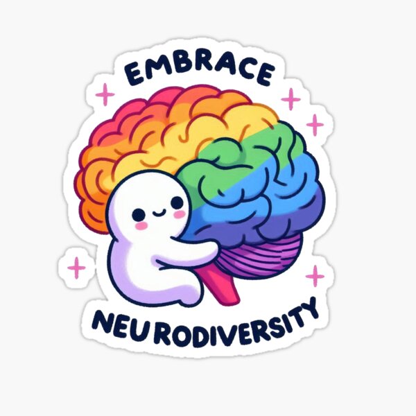 Item preview, Embrace Neurodiversity designed and sold by Vkinsify.