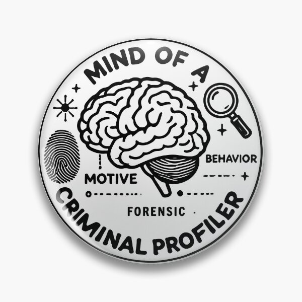 Item preview, Mind of A Criminal Profiler designed and sold by Shrouded Unraveled.