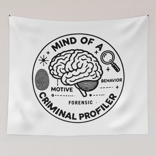 Item preview, Mind of A Criminal Profiler designed and sold by Shrouded Unraveled.