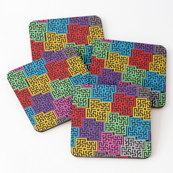 Item preview, Disjointed Locked Multi-colored Mazes - Geometric Pattern Design designed and sold by signshirtz.