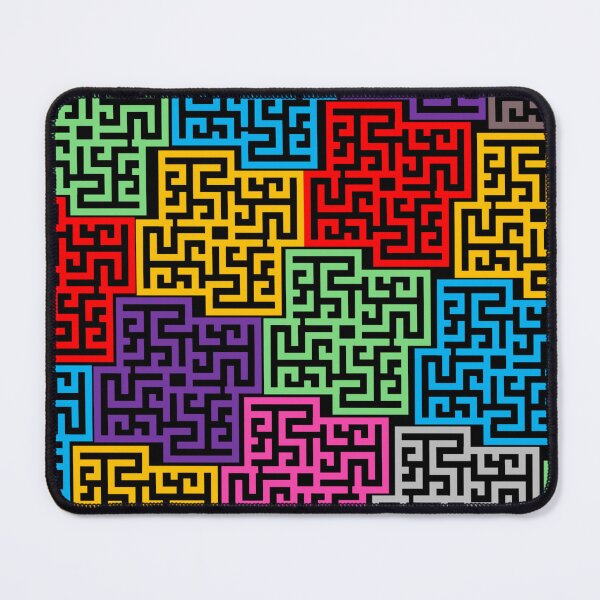 Item preview, Disjointed Locked Multi-colored Mazes - Geometric Pattern Design designed and sold by signshirtz.