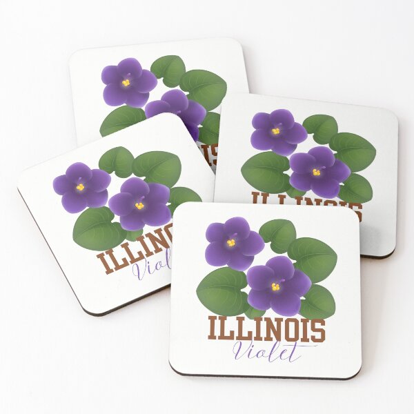 Artikelvorschau, Illinois State Flower Violet Klassisches T-Shirt Aufkleber entworfen und verkauft von ThinkNature!.