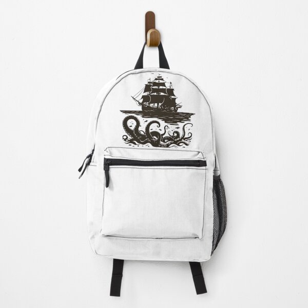 Item preview, Ship and Kraken designed and sold by Ink & Fabric.