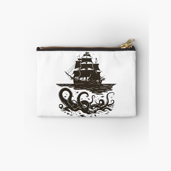 Item preview, Ship and Kraken designed and sold by Ink & Fabric.