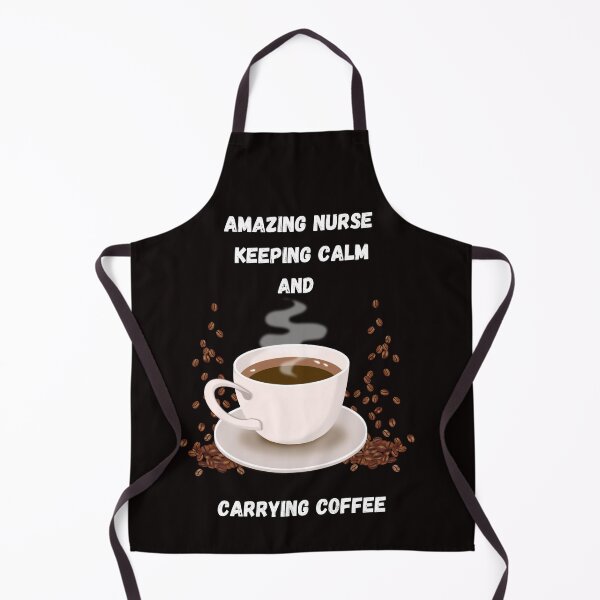 Item preview, Amazing Nurse Keeping Calm and Carrying Coffee designed and sold by SavvyKloset.