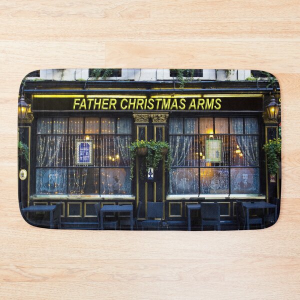 Item preview, Father Christmas Arms Pub  designed and sold by Londonimages.