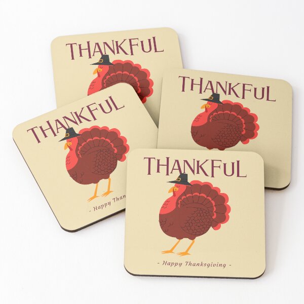 Item preview, Thankful Happy Thanksgiving designed and sold by ArtitudePrintLb.