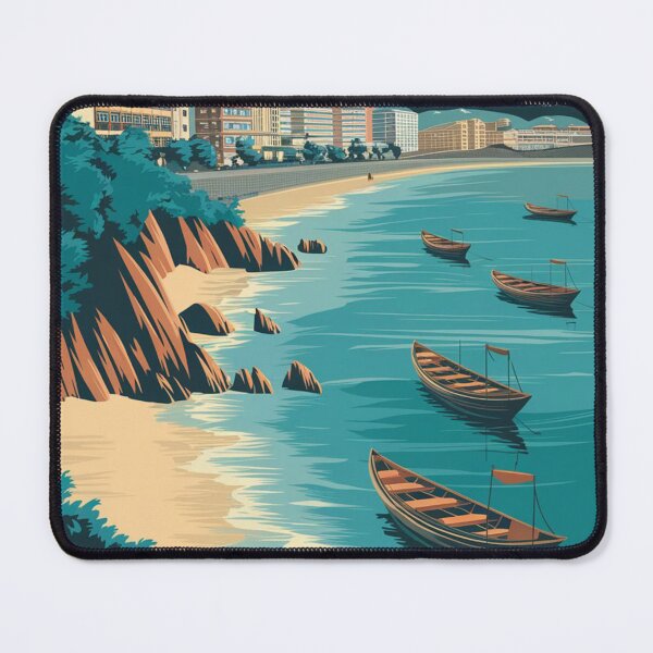 Item preview, Dalian Vintage Travel Poster designed and sold by TravelerRat.