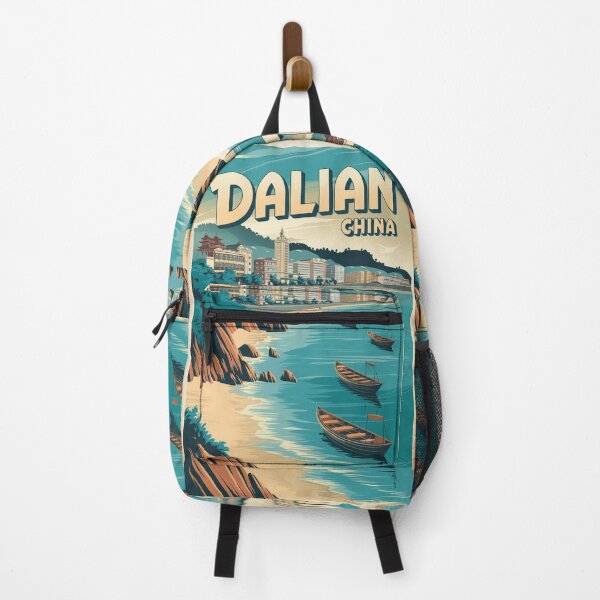 Item preview, Dalian Vintage Travel Poster designed and sold by TravelerRat.