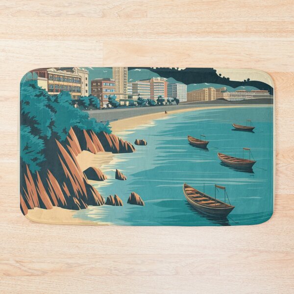 Item preview, Dalian Vintage Travel Poster designed and sold by TravelerRat.