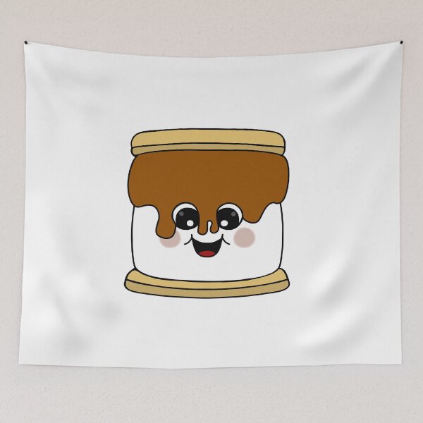 Item preview, Cute Campfire Smore Marshmallow designed and sold by Sartoris Art.